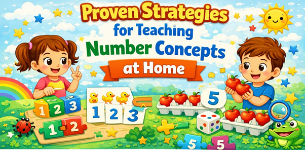 Counting Number Activities for Kids: Fun Ways to Learn 4 Proven Strategies for Teaching Number Concepts at Home