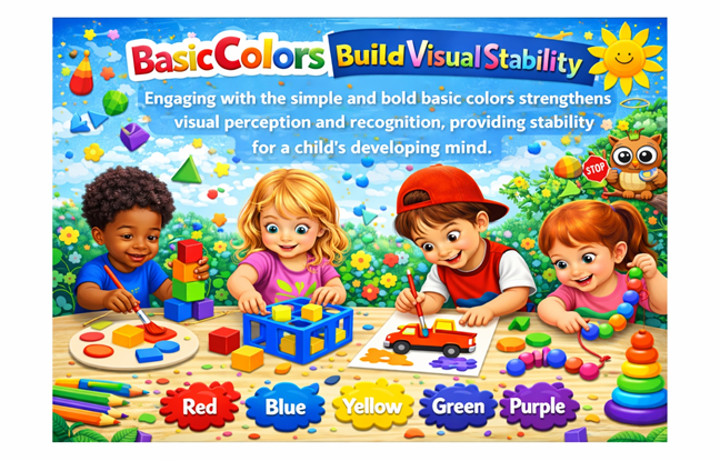 Basic colors build visual stability