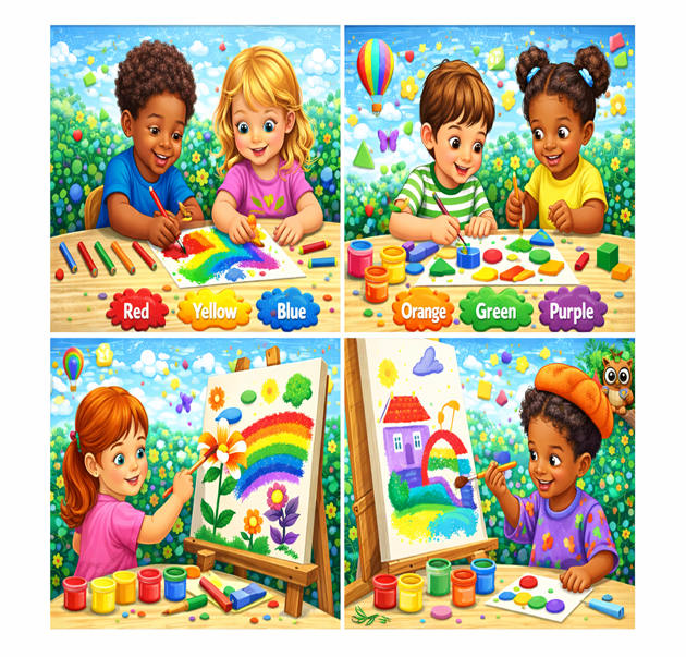 Artistic play and a visual art approach