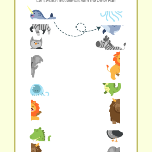 Match the Picture Worksheet Free PDF | Connect,Match &Learn.