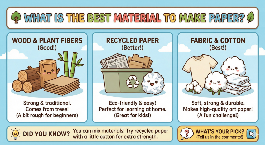 Best Material to Make Paper