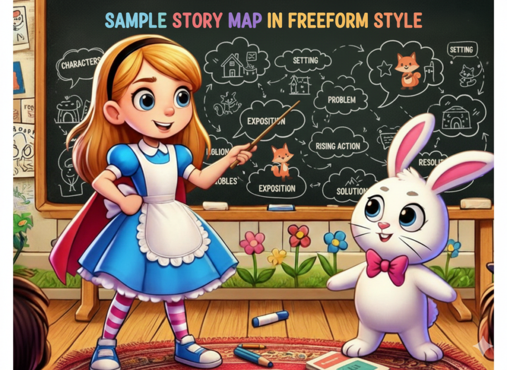 Sample Story Map in Freeform Style