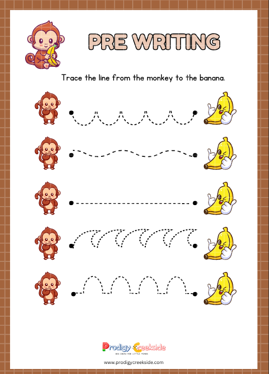 Pre Writing Worksheet | Fun Pencil Control Practice free PDF 1 Pre writing worksheet