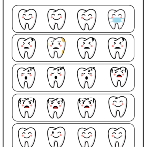 brushing teeth worksheet