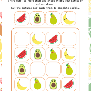 healthy food worksheet